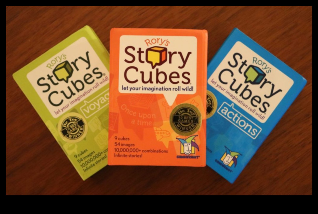 Story Cubes Un instrument de scriere creativă 4 Cuburi de povești pentru copii înțelepți: instrumente de bricolaj pentru povestirea creativă