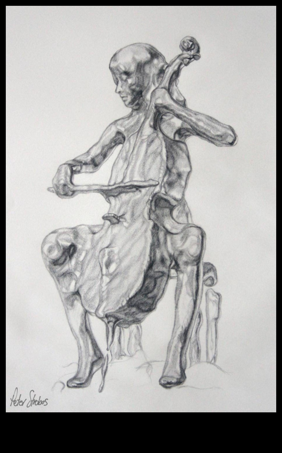 Fluiditatea desenelor în creion 4 Fabricarea cu apă: obținerea fluidității în desenele în creion