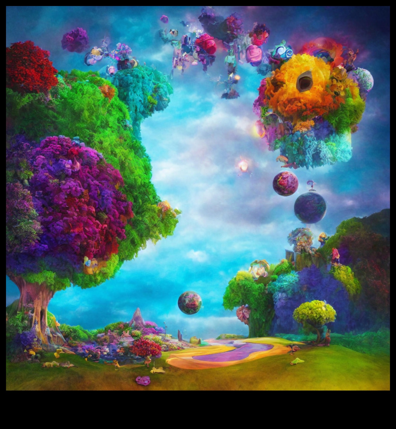 Minuni capricioase: crearea de artă jucăușă și imaginativă