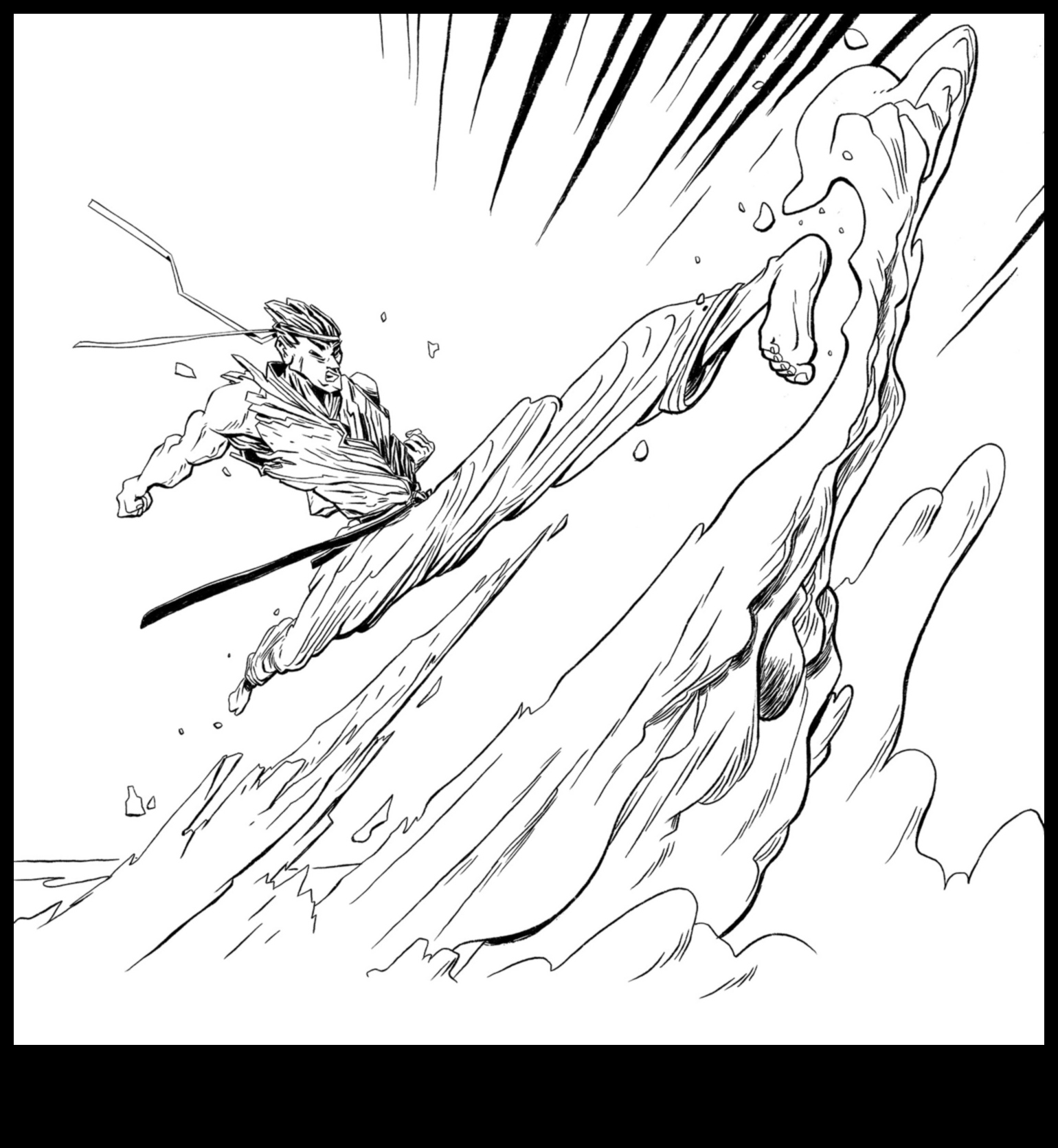 Intensitatea cernelurilor Atingerea liniilor îndrăznețe în Manga Art 5 Intensitatea cernelurilor: atingerea liniilor îndrăznețe în arta manga