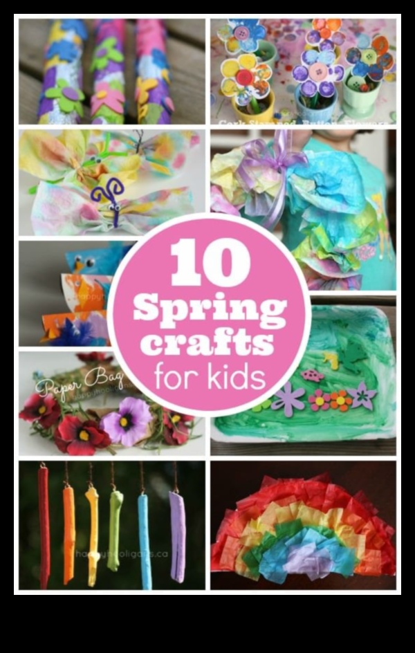 10 meșteșuguri de primăvară pentru copii 2 Sărbătorește primăvara: meșteșuguri artizanale pentru reînnoirea naturii