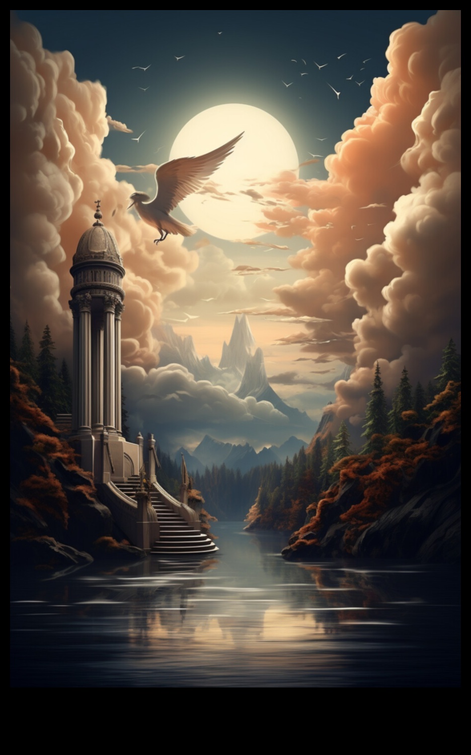 Arta eterica O calatorie catre sublim 4 Realități eterice: portretizarea scenelor de vis pe hârtie