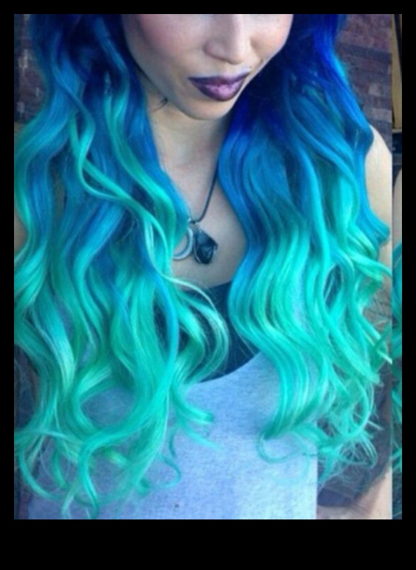 Albastrul și verdele electric Electrizează aspectul tău cu o culoare futuristă a părului 1 Electric Blues and Greens: Idei futuriste de culoare a părului