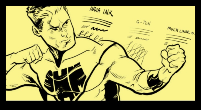 Cerneală dinamică: îmbunătățirea personajelor de desene animate cu linii îndrăznețe