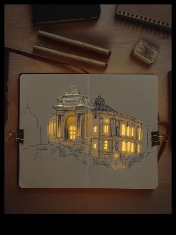 Jocul luminii: obținerea luminozității în desenele cu cerneală