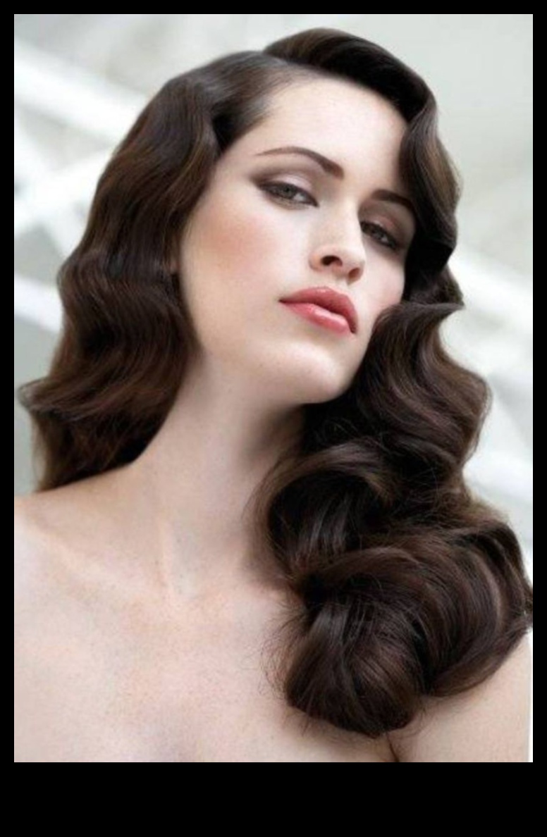 Eleganță atemporală O colecție curată de coafuri vintage brunete pentru un aspect clasic 5 Eleganță atemporală: coafuri brune vintage pentru un aspect clasic